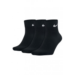 Nike 3 Pack Lightweight Quarter Chaussettes running - Noir