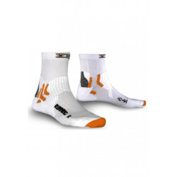 X-Socks Running Short white - Chaussettes running pour Homme - Gris