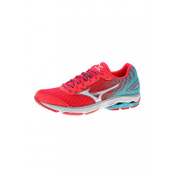 Mizuno Wave Rider 19 - Chaussures running pour Femme - Rouge