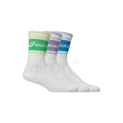 Asics 3 paires Logo Crew Chaussettes