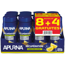 Apurna Pack 8+4 Boisson Récupération - Citron Diététique Protéines / récupération