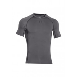 Under Armour HG Armour Short Sleeve Tee - Article compression pour Homme - Gris