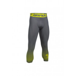 Under Armour Armour HG Comp Graphic 3/4 Tights - Article compression pour Homme - Gris