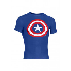 Under Armour Alter Ego Captain America Compresion Shirt - Article compression pour Homme -