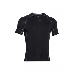 Under Armour HG Armour Short Sleeve Tee Article compression - Noir