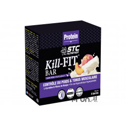 STC Nutrition Etui 5 Barres Kill-Fit Bar Yaourt Pêche Diététique Barres