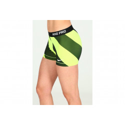 Nike Pro Cuissard court Diagonal Stripe 7.5cm W vêtement running femme