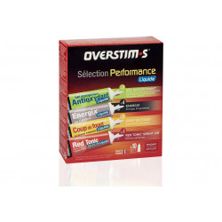 Overstims Pack Énergétique Sélection Performance Liquide 10 Gels Diététique Gels