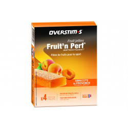 Overstims Étuis 4 barres Fruit'n Perf antioxydant - Abricots de Provence Diététique Barres