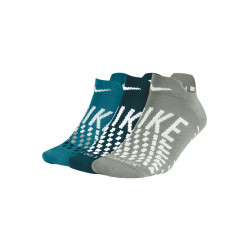 Nike Max Lightweight No-show Sock 3 Pair - Chaussettes running pour Femme - Gris