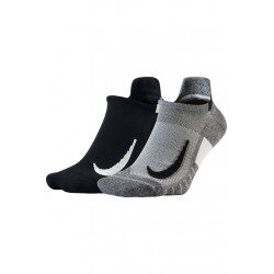 Nike Multiplier No-Show 2 Pair Chaussettes running - Gris