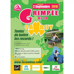 Grimpée de la Sambuy - avis - affiche édition 2018