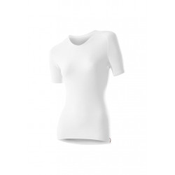 Löffler Transtex Warm Short Sleeve Shirt - Sous-vêtements sport pour Femme - Blanc