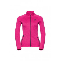 Odlo Midlayer Full Zip Proita - Vestes course pour Femme - Rose