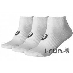 Asics 3 paires Chaussettes Ped Chaussettes