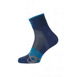 Odlo Socks Short Mid Light Chaussettes running - Bleu
