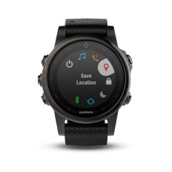 Garmin Fénix 5S HR Sapphire Black Bracelet