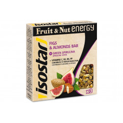 Isostar Etui 3 barres Fruit & Nut Energy - Figues et Amandes Diététique Barres
