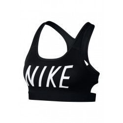 Nike Swoosh Logo Sport-bh - Brassières de sport pour Femme - Noir