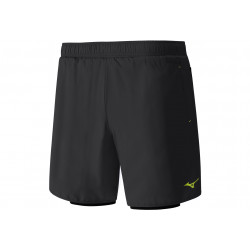 Mizuno Short 7.5 DryLite Square 2en1 vêtement running homme