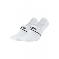 Nike U Snkr Sox Esntl No Show 2p Chaussettes running - Gris