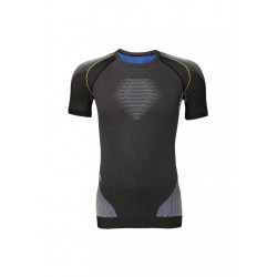 UYN Evolutyon Uw Shirt Short_sl. Melange - Sous-vêtements sport pour Homme - Noir
