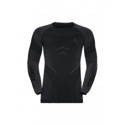 Odlo Top Crew Neck Long Sleeve Muscle - Sous-vêtements sport pour Homme - Noir