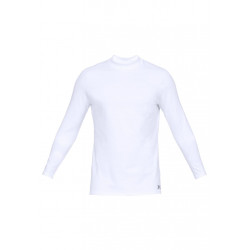 Under Armour Coldgear Armour Mock Fitted - Sous-vêtements sport pour Homme - Blanc