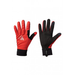 Odlo Gloves Windproof Warm Gants de cours - Rouge