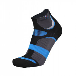 Test / Avis Chaussette de running SIERRA - La chaussette de France. Couleur noir et bleu