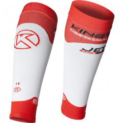 Manchon de compression KINETIK JET2 couleur rouge et blanc