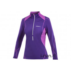 Craft Sweat Performance Thermal Wind 1/2 zip W vêtement running femme