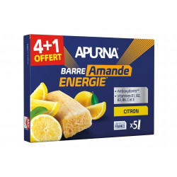 Apurna Étui barres énergétiques Citron/Amande 4+1 Diététique Barres