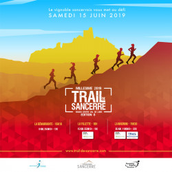 Trail de Sancerre - affiche édition 2019