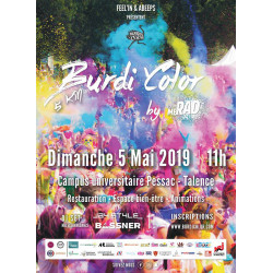 La Burdi'Color - affiche édition 2019 - avis et récits de coureurs runagora