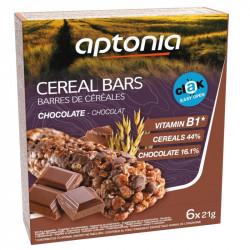 APTONIA Barre de céréales CLAK chocolat 6x21g