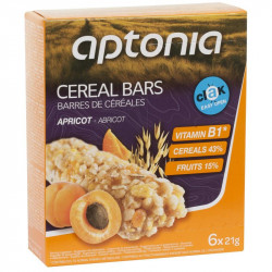 APTONIA Barre de céréales CLAK abricot 6x21g
