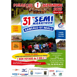 Semi-marathon Cancale Saint-Malo - Affiche de l'édition 2019