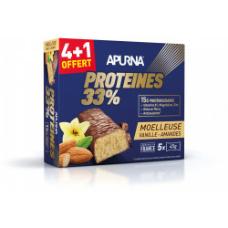 Apurna Barre protéinée Vanille Amandes 4+1 offert Diététique Barres