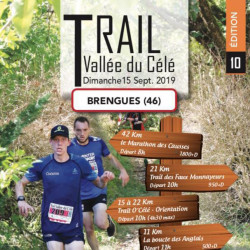 Trail de la vallée du Célé à Brengues (46- Lot)
