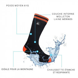 VERJARI Chaussette haute étanche V-Dry Mountania