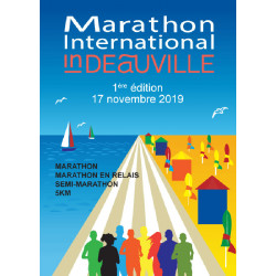Marathon International in Deauville affiche de la première édition 2019