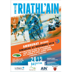 Le Raid Triathl'ain - flyer de l'édition du 3 novembre 2019