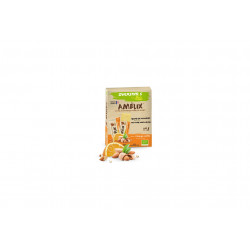 OVERSTIMS Étui 4 pâtes d'amandes Amélix Bio - Orange confite Diététique Barres