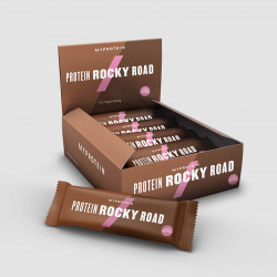 Myprotein barres protéinées Rocky Road par boîte de 12 barres de 50 grammes