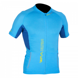 WAA Ultra Carrier Shirt Manches Courtes Homme 3.0 couleur bleu cyan