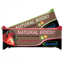 ERGYSPORT NATURAL BOOST - purée de fruits vitaminée -compote de 30g