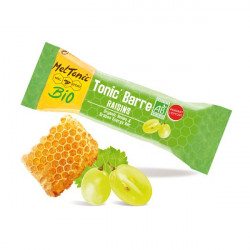 Barre énergétique Bio - Miel, Raisins & Amandes - MELTONIC barre seule de 25 grammes
