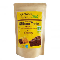 Gâteau énergétique Bio - Chocolat, Miel & Gelée Royale - MELTONIC sachet de préparation à