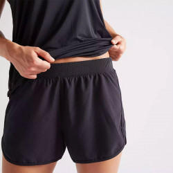 Domyos Short 2 en 1 fitness cardio training femme noir 900